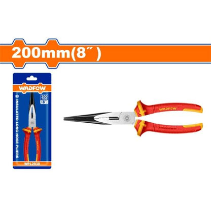 WADFOW Insulated Long Nose Pliers 1000V 8in WPL2938