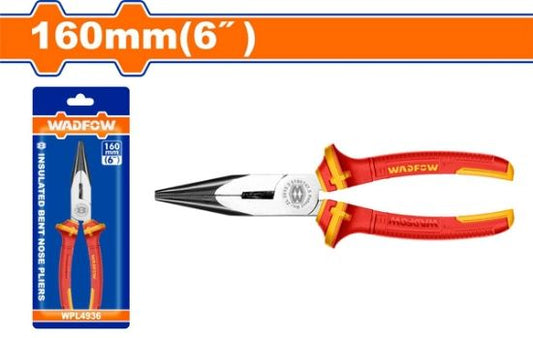 WADFOW Insulated Bent Nose Pliers 1000V 6in WPL4936