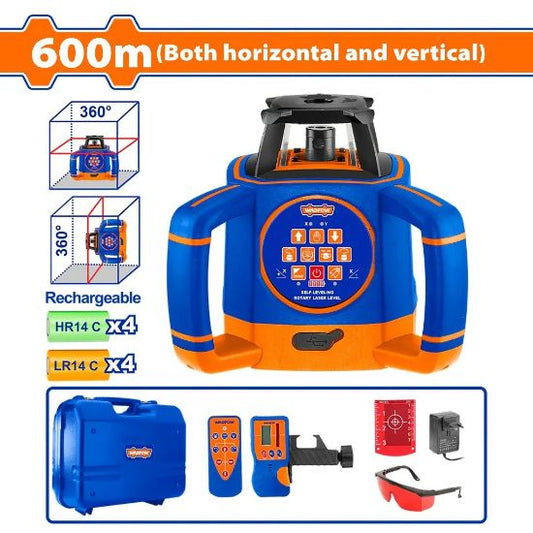 WADFOW Rotary Laser Level 360 with Detector 600m WLE6B02