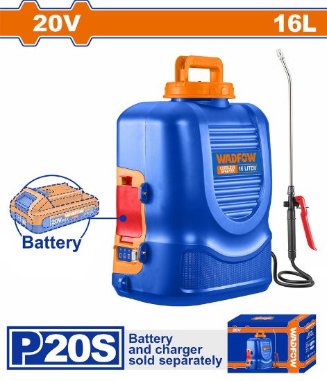 WADFOW Cordless Sprayer 20V 16L 5 Bar 2-Speed (Tool Only) WLSY2016