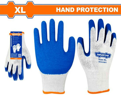 WADFOW Latex Coated Work Gloves Size XL WXG3801
