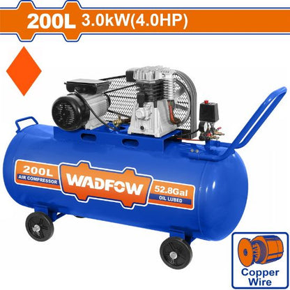 WADFOW Belt-Driven Air Compressor 200L 3kW 4HP WAP4R22