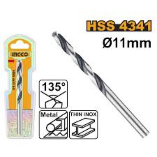 INGCO DBT1201104 HSS Metal & Stainless Steel Drill Bit 11mm