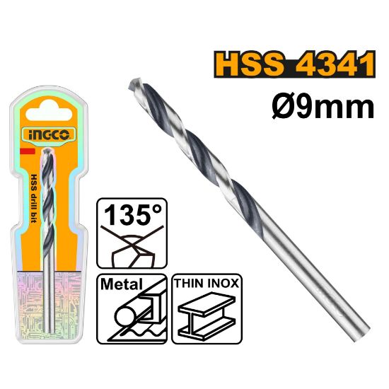 INGCO DBT1200904 | 9mm HSS Metal & INOX ريشة حديد صناعية INGCO