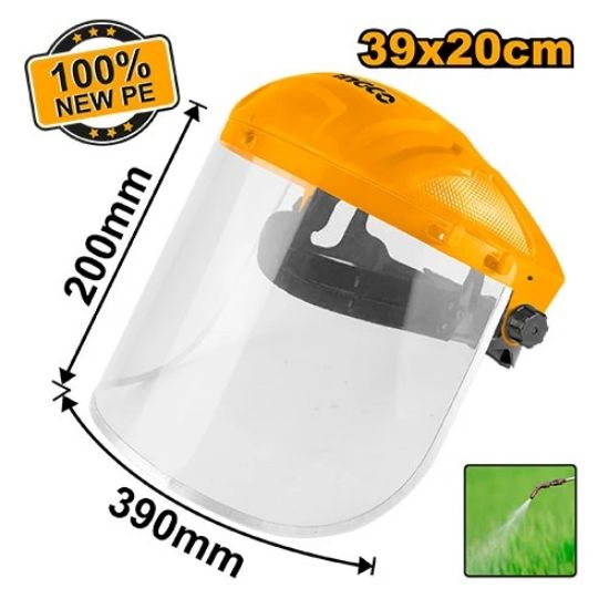 INGCO HFSPC32 Face Shield 39x20cm Impact Resistant