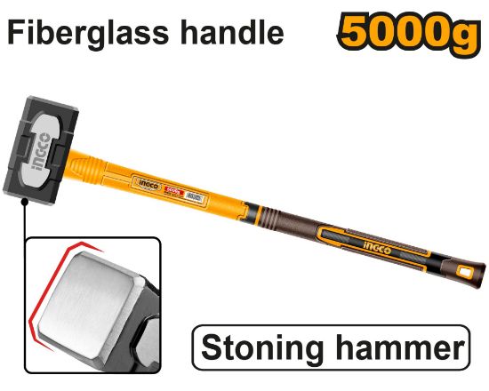INGCO HSTH83598 Sledge Hammer 5kg Fiberglass Handle