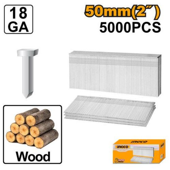 INGCO ANA18501 Brad Nails 18GA 50mm 5000pcs