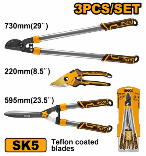 INGCO HLT76133 Garden Shears Set 3Pcs