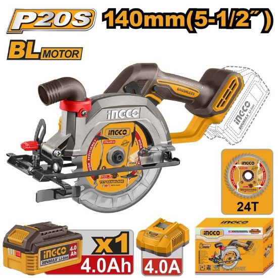 INGCO CSLI14023 cordless circular saw