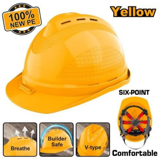 INGCO HSH801 Safety Helmet Yellow