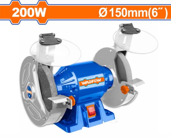 WADFOW Bench Grinder 200W 150mm WBG1A1501