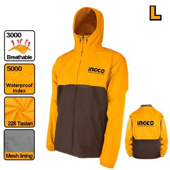 INGCO HJATL2281.L Waterproof Jacket Size L 5000mm