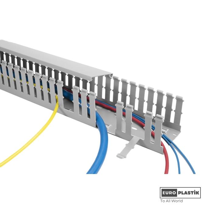 Slotted Cable Trunking 25×25 – Euro Plastik