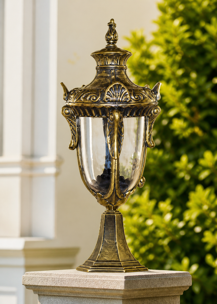 Aura Outdoor Fence Lamp AUR-ODL-9133F-AB Aura Lighting
