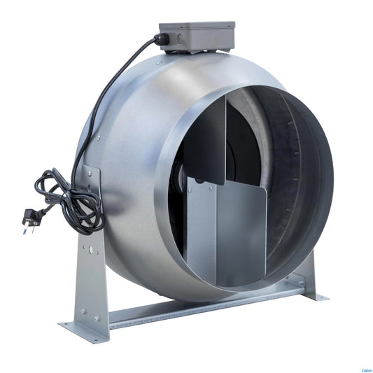 V.E.M. Circular 10CM Inline Duct Fan - AC Rotor Motor