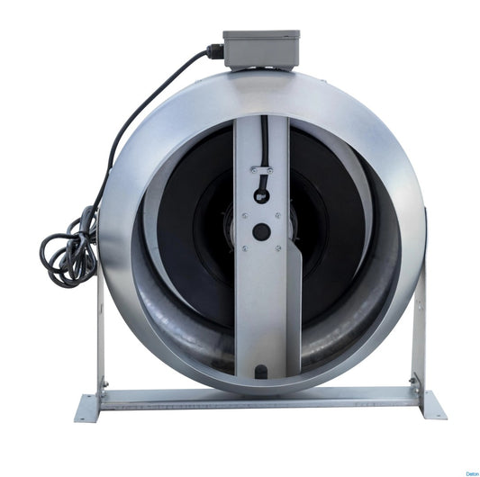 V.E.M. Circular 10CM Inline Duct Fan - AC Rotor Motor