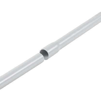 White plastic pipe with a cut section on a white background, featuring the Euro Plastik brand.