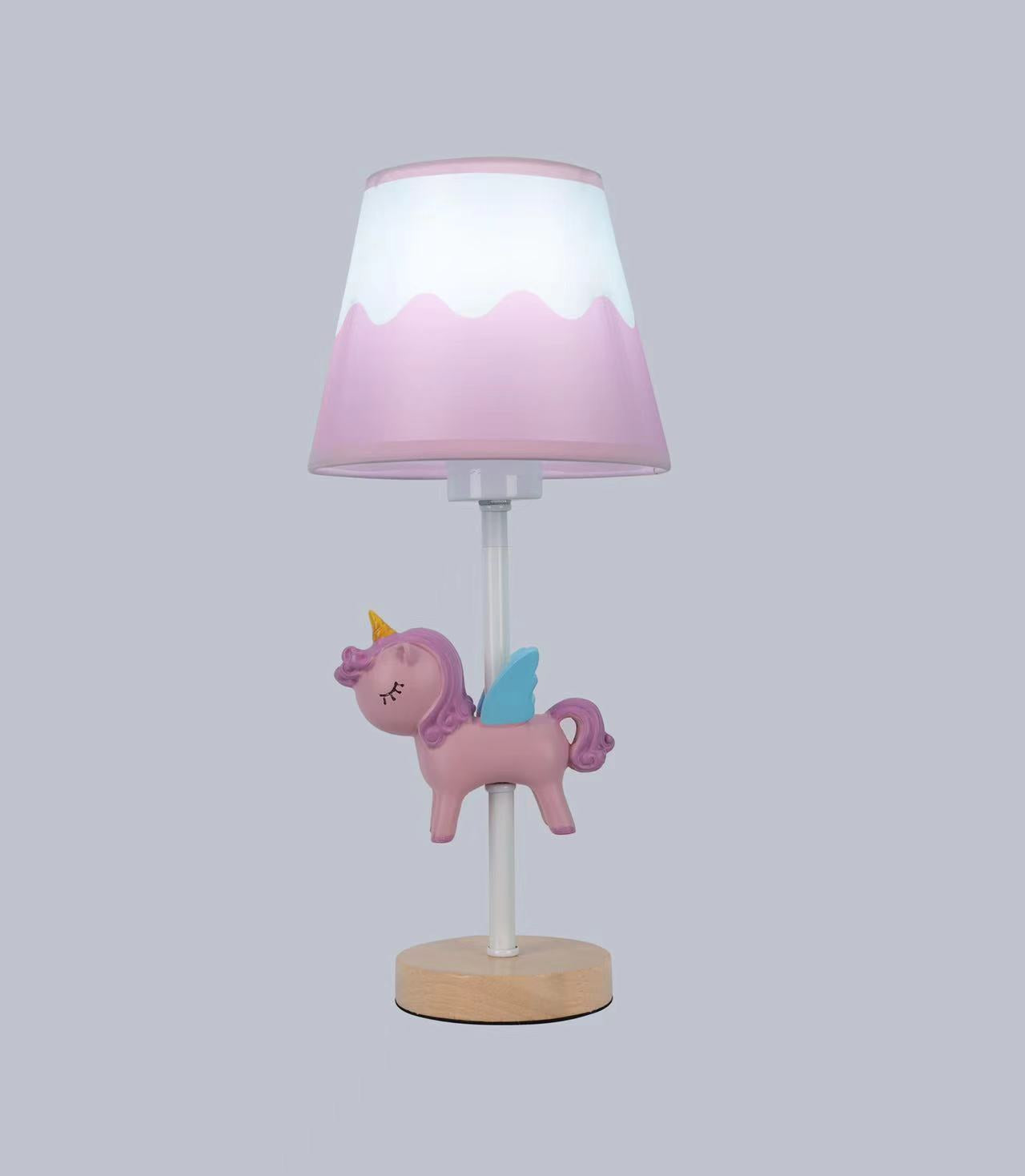 AUR-KID-T231PK Pink Magical Unicorn Table Lamp