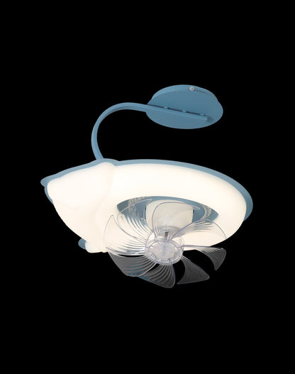 AUR-KID-662BL Blue Ceiling Light Fan