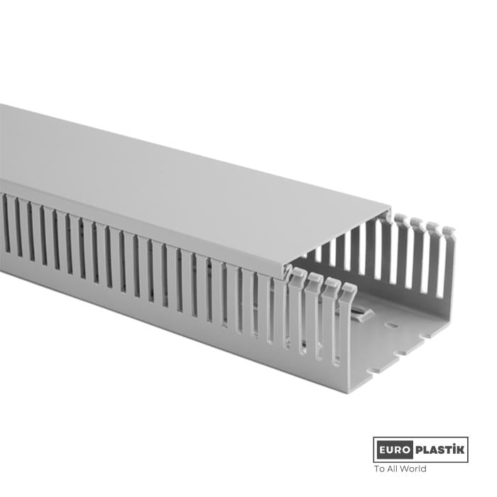Slotted Cable Trunking 80×80 – Euro Plastik