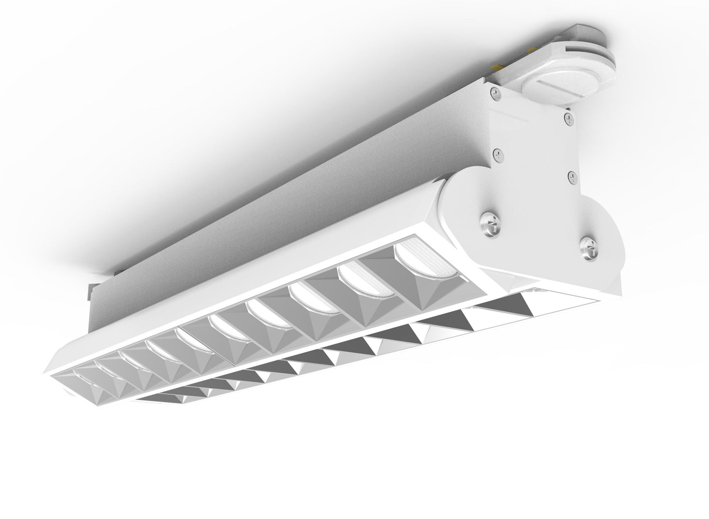 Aura Track Grille Light – White, 25Wx2, 3CCT