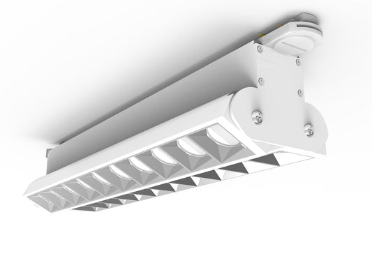 Aura Track Grille Light – White, 25Wx2, 3CCT