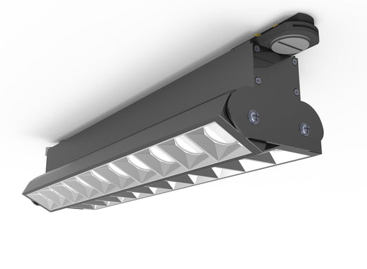Aura Track Grille Light – Black, 25Wx2, 3CCT