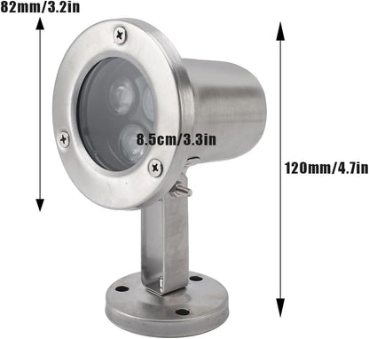 AURA Pond Light – Stainless Steel 12V LED (3W) - Azar Group