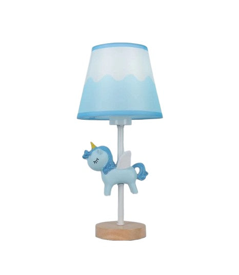 AUR-KID-T231BL Blue Magical Unicorn Table Lamp