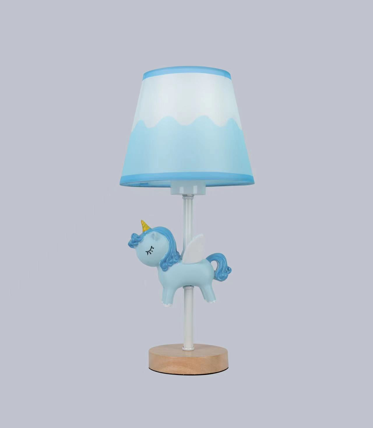 AUR-KID-T231BL Blue Magical Unicorn Table Lamp