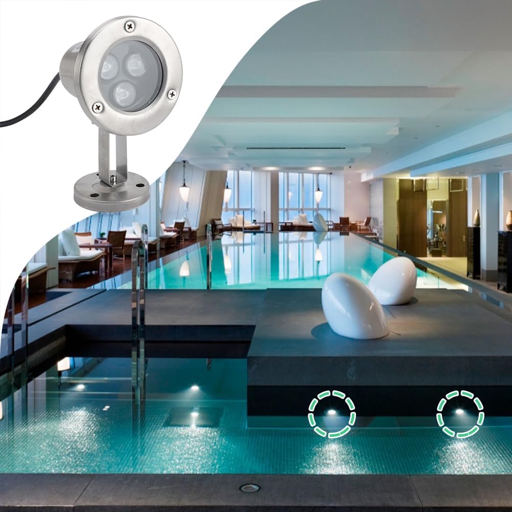 AURA Pond Light – Stainless Steel 12V LED (3W) - Azar Group