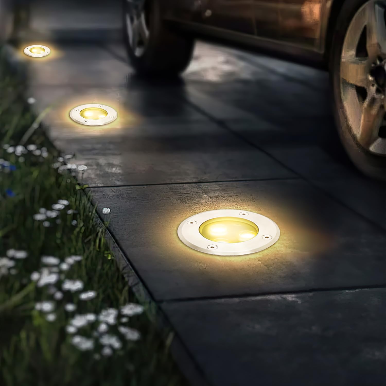 AURA Underground Spot Light – LED (3W, Warm White 3000K) - Azar Group