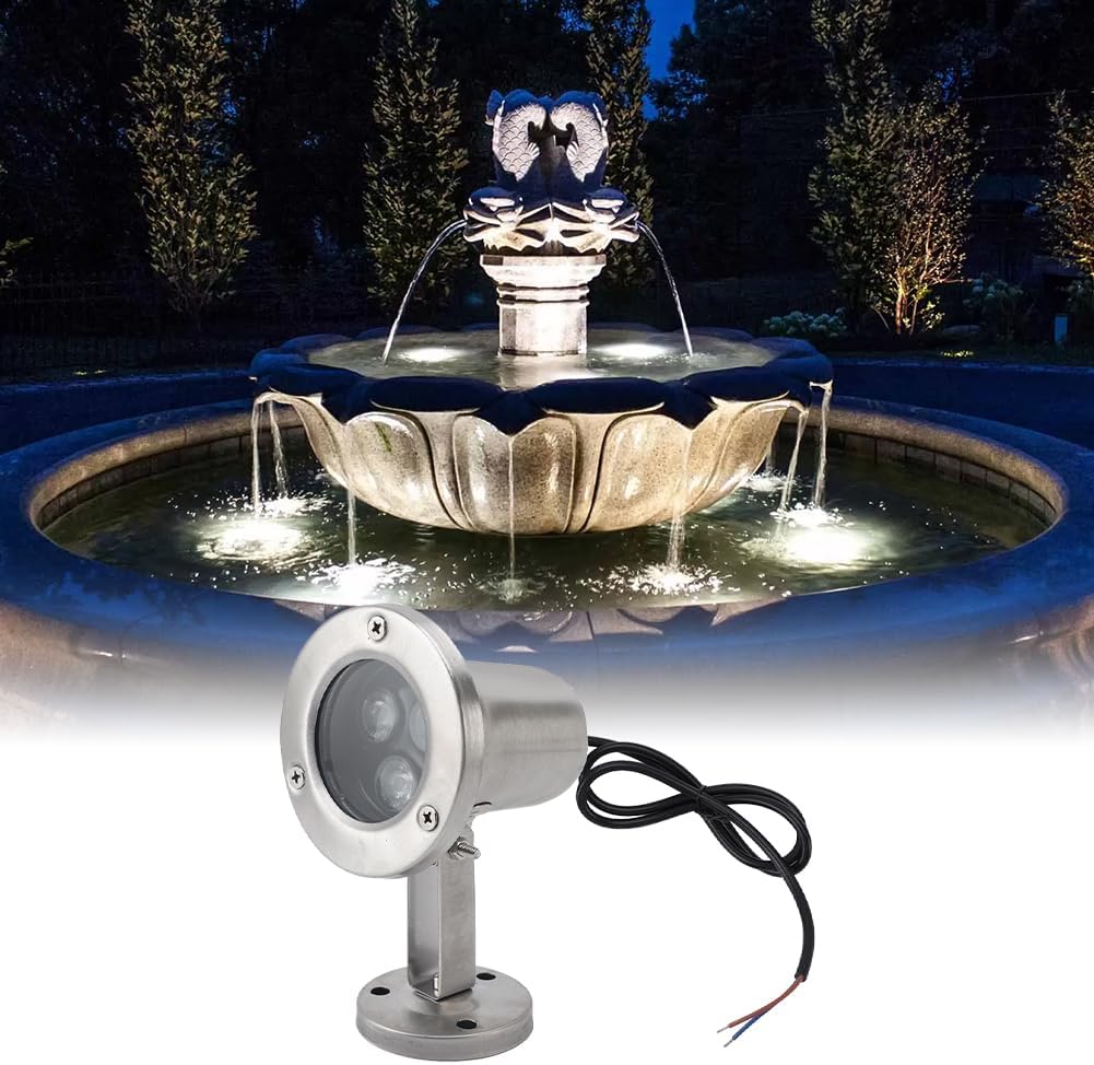AURA Pond Light – Stainless Steel 12V LED (3W) - Azar Group