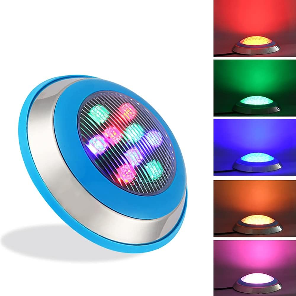 AURA Underwater Pool Light – 12V LED (18W, Ø30 cm) - Azar Group