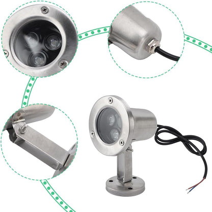 AURA Pond Light – Stainless Steel 12V LED (3W) - Azar Group