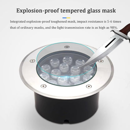 AURA Underground Spot Light – LED (1W, Warm White 3000K) - Azar Group