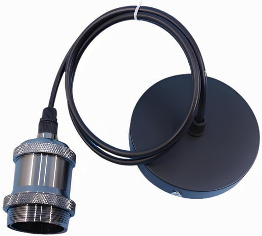 AURA Lamp Holder – Mercury Black (MBK) - Azar Group