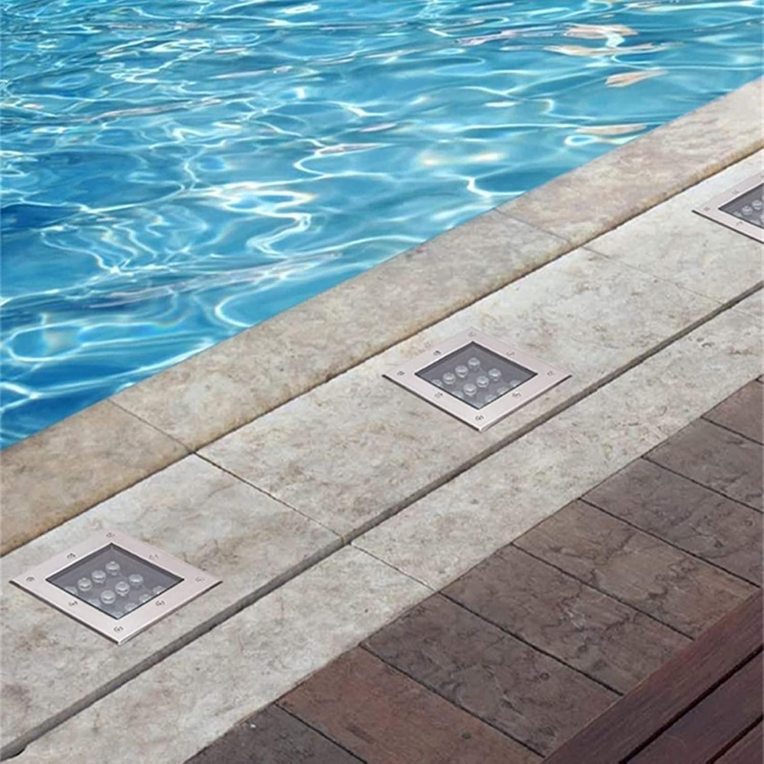 Aura Underground Square LED Light – 3W (Warm White 3000K, 220V) - Azar Group