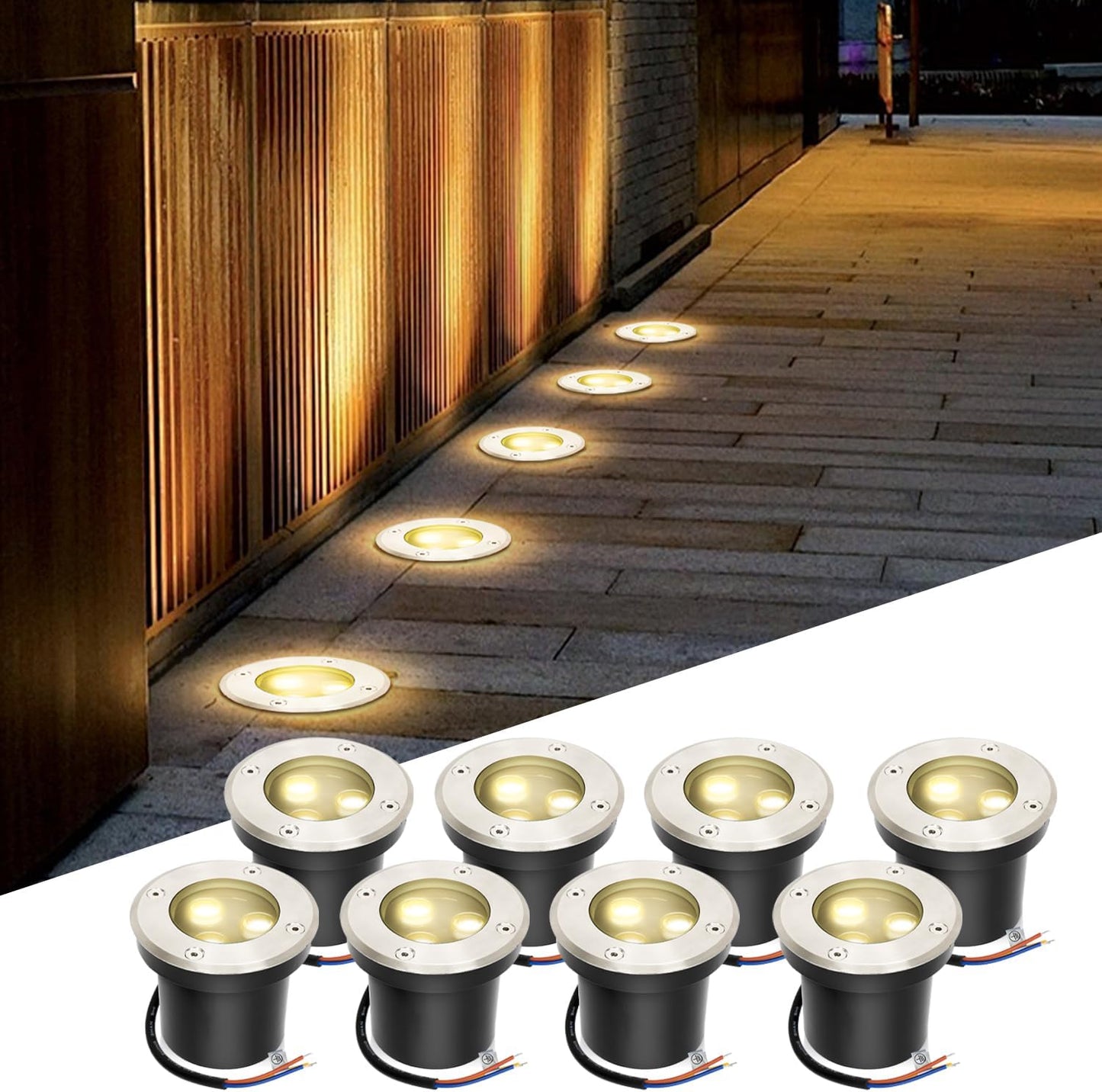 AURA Underground Spot Light – LED (3W, Warm White 3000K) - Azar Group