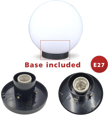 Aura 20cm Outdoor Milky Ball Light Aura Lighting