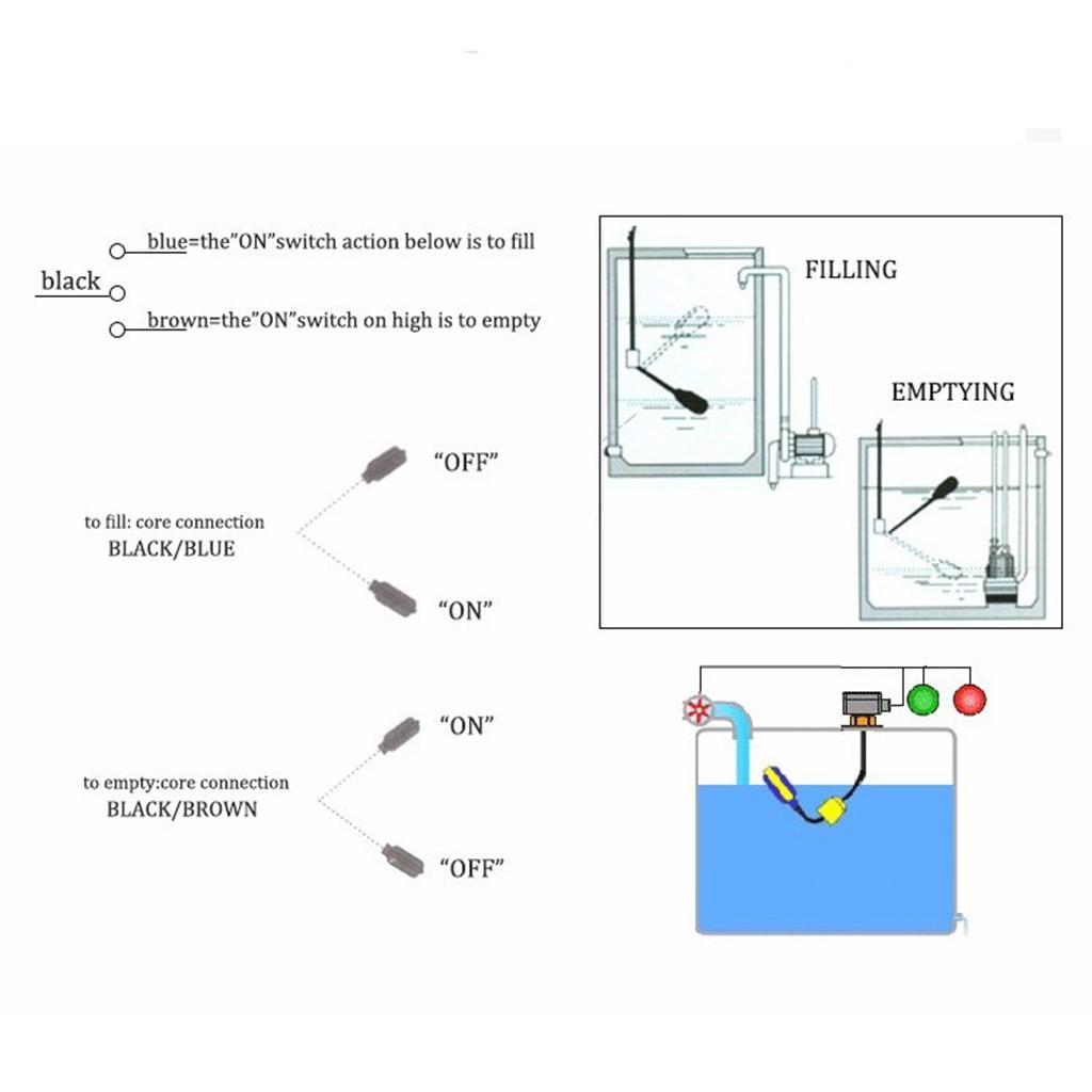 V.E.M. Automatic Water Level Float Switch V.E.M.