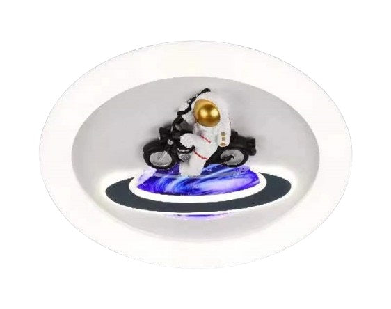 AUR-KID-3081 Astronaut Motorcycle Ceiling Light