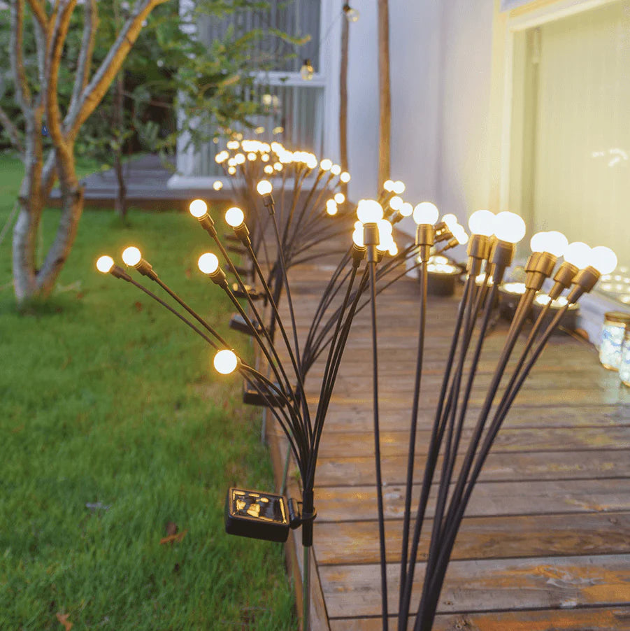 Firefly 8 LED Outdoor Solar Garden Lights