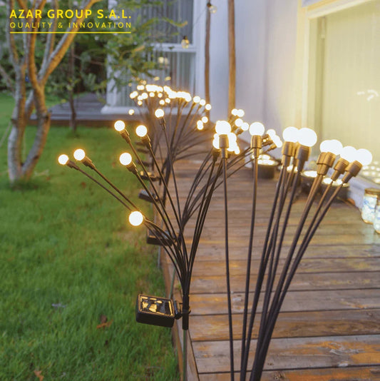 Firefly 8 LED Outdoor Solar Garden Lights