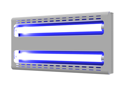 VEM G30 AURORA GLUE Board Insect Trap 2X15W UV-A tubes 201 Stainless Steel
