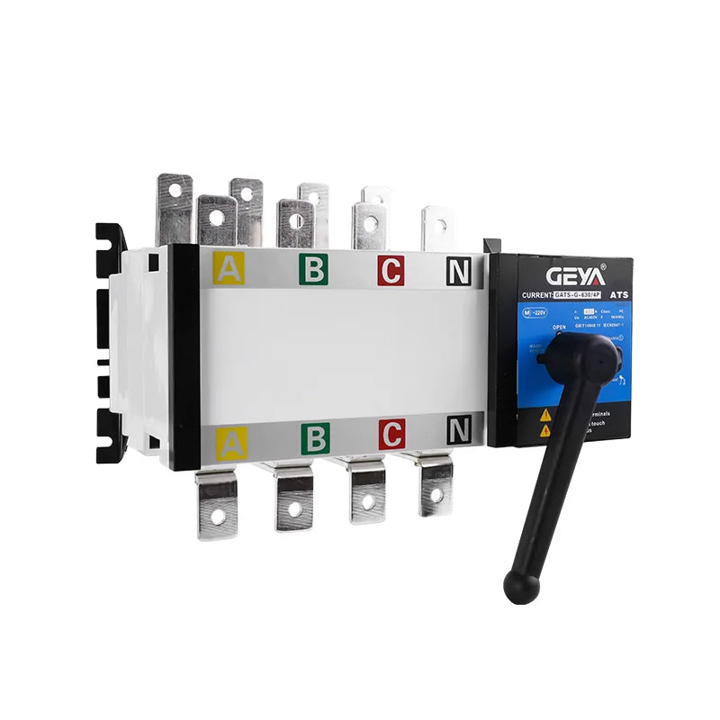 GEYA GATS-G isolation automatic transfer switch, side view