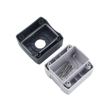 GOB-1A-GW High Quality One Hole Grey Cover White Base Push Button Control Box