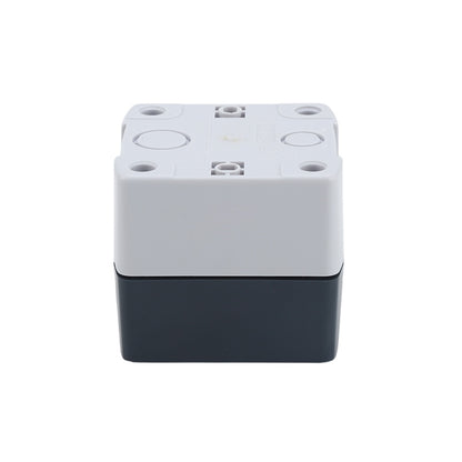 GOB-1A-GW High Quality One Hole Grey Cover White Base Push Button Control Box