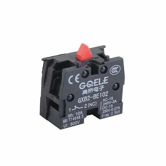 V.E.M. GXB2-BE102 1NC red contact block