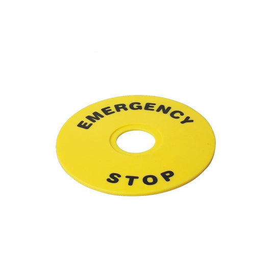 V.E.M. GXB2-ER90 Yellow Warning Circle
